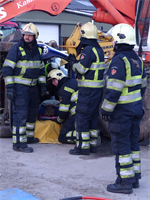 Oefening Ongeval Meerdere Voertuigen Tsjerke Buorren Twijzel